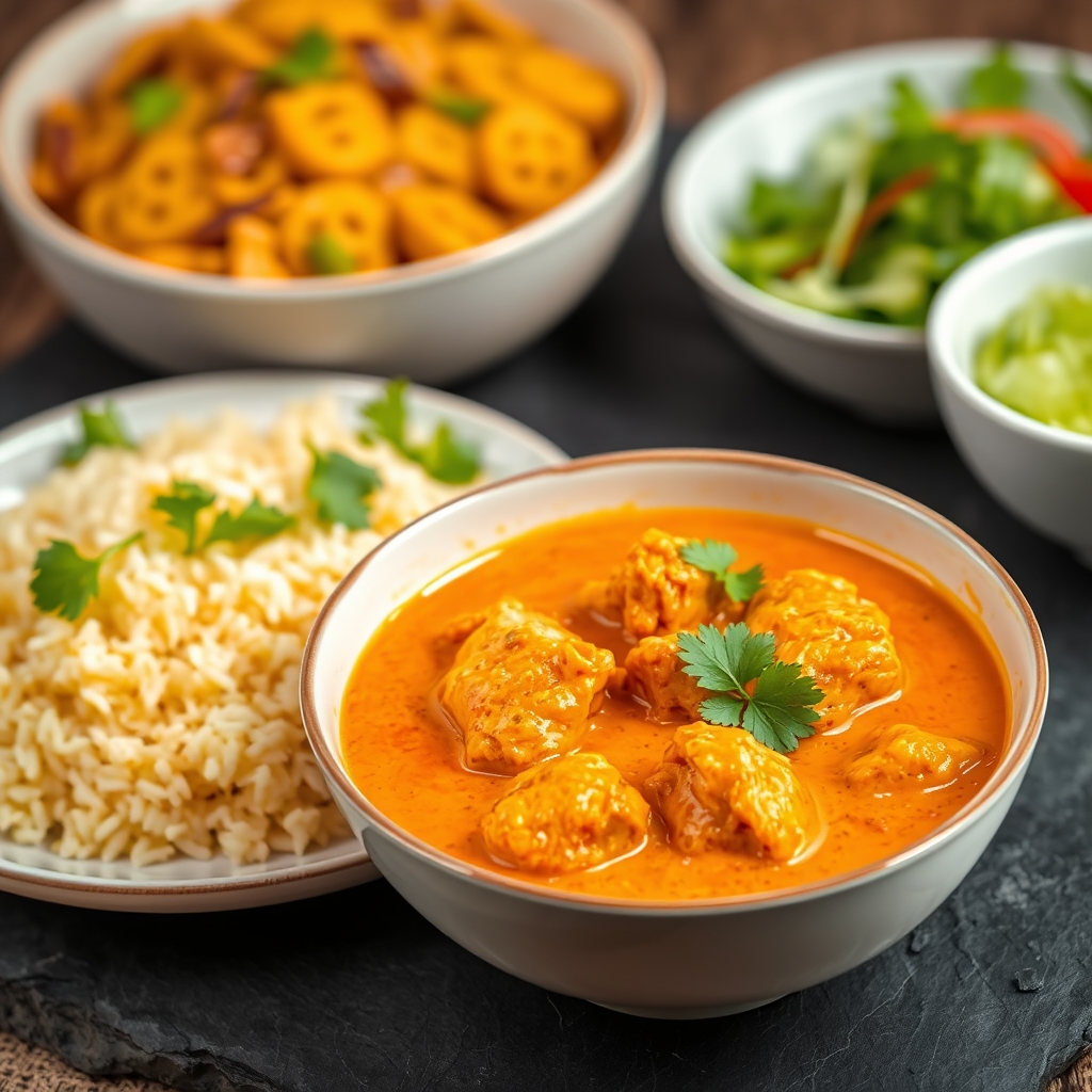 Butter chicken platter